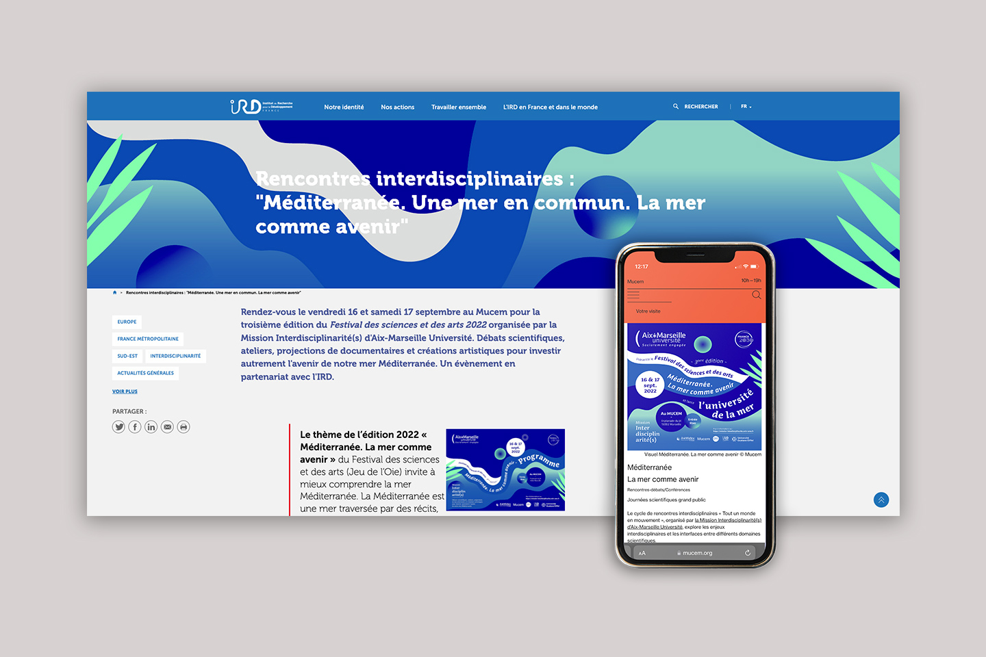 Communication web Mission Interdisciplinarité Communication web Mission Interdisciplinarité